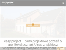 Tablet Screenshot of easyproject.net.pl