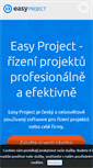 Mobile Screenshot of easyproject.cz