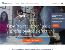 Tablet Screenshot of easyproject.cz